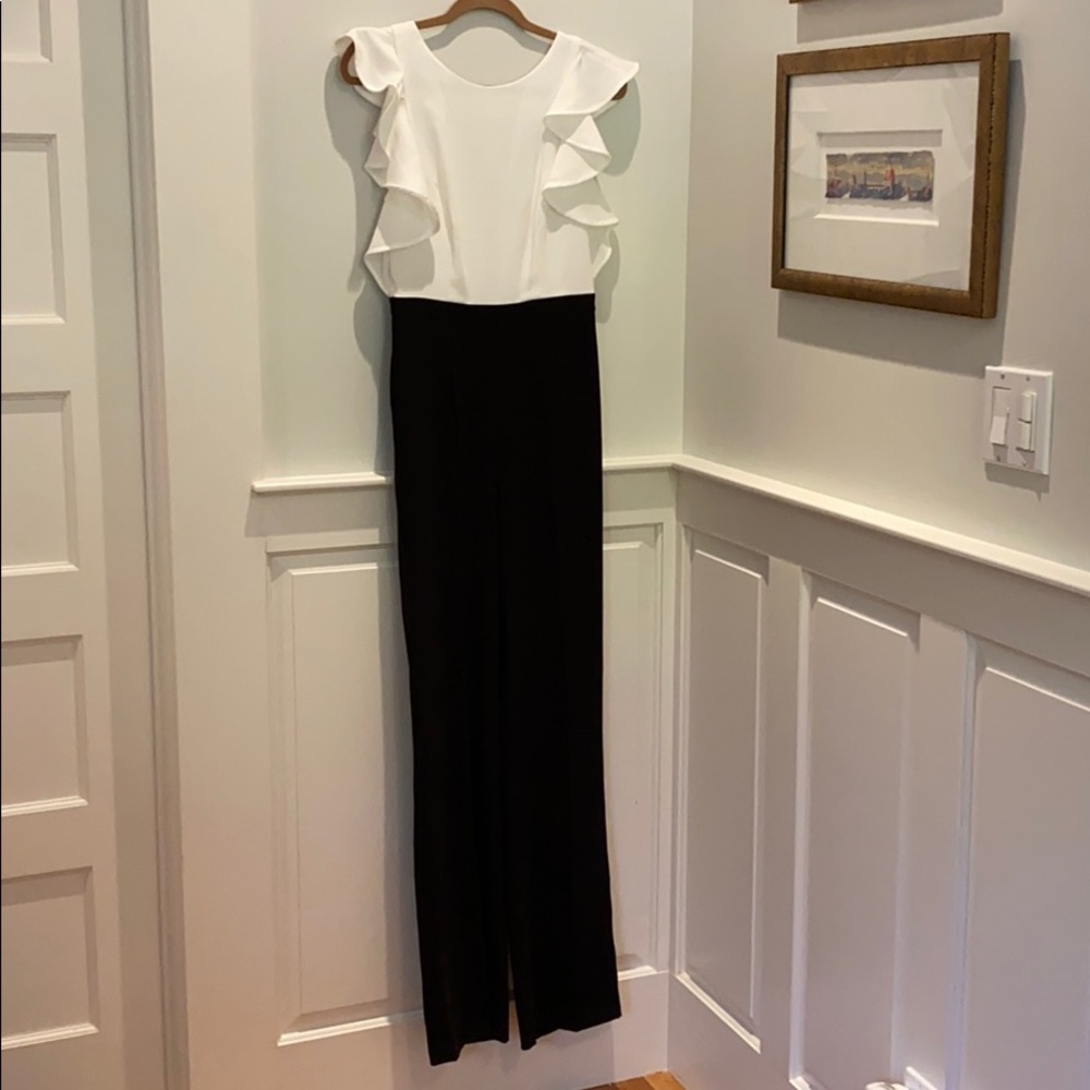 ASOS Evening Black / White Jumpsuit size S.